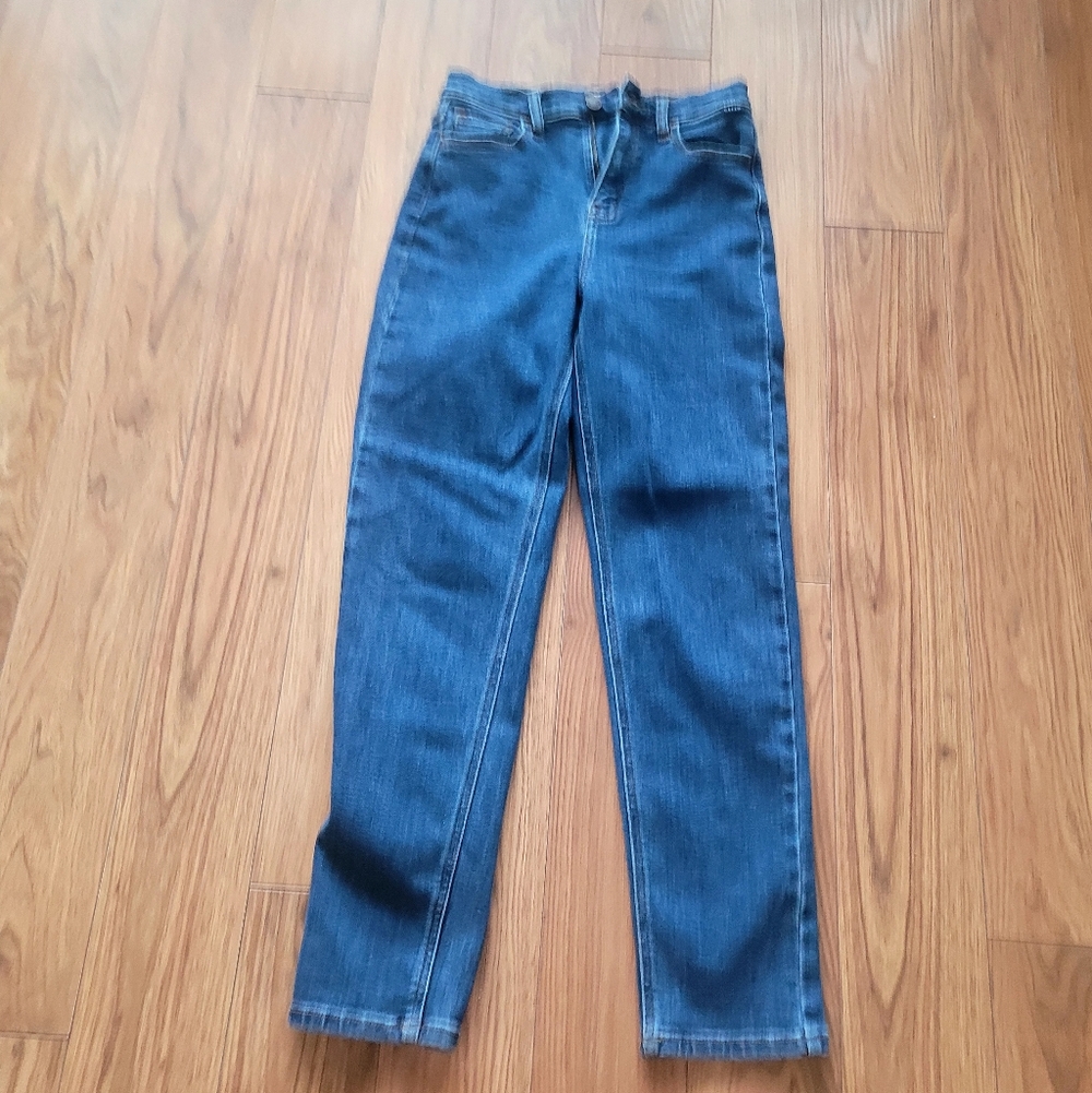 Classic High-Rise Straight Leg Jeans - Deep Blue Cello Brand Size 1